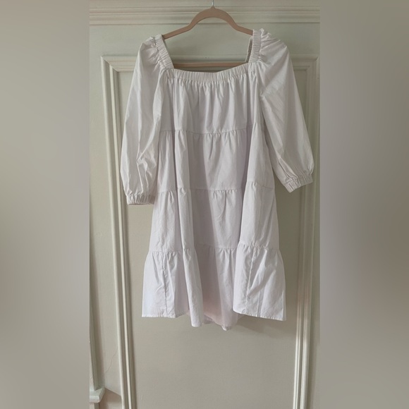 Tuckernuck Pomander Place White Halile Tiered Dress Size Small NWOT - Picture 3 of 12